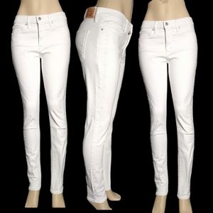 Levi’s Strauss  311 Skinny Filiform Embroidery White Jeans Size 30